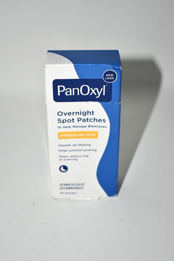 PanOxyl PM Overnight Spot Patches, Hydrocolloid Acne Treatment, 80 Count. NWT
