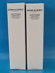 ( LOT OF 2 ) GROWN ALCHEMIST Detox NIGHT CREAM Peptide 3 Echinacea Reishi 1.35oz
