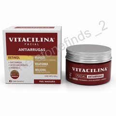 Vitacilina Crema Facial Antiarrugas Retinol + Niacinamida 100 g Piel Madura