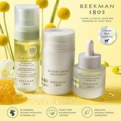 Beekman 1802 Skin Care Set Milk Shake Toner, Bloom Cream & Booster Drops Nwob