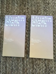 Lot of 2 – Muslin Cloth 3 Pack Unbleached Finest Cotton – 100% Natural Muslin
