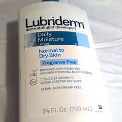 Lubriderm Daily Moisture Fragrance Free Lotion Normal-Dry 24 fl oz Pump
