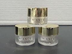 3 Pack Niance Switzerland Premium Glacier 24h Anti-Aging Facial Cream Mini Size