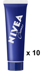 NIVEA Cream Tube 50g x10 Set Japan Skin Care Moisturizing Cream