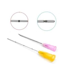 Sterile Micro Cannula with Puncture Blunt Tip Syringe Tips 18/25/27G 38/50MM…