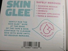 NEW 2 PACKS Not Just a Patch Skin Glee CGM Skin Cleanser, 40.0 ea