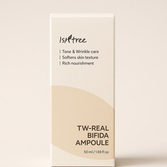 Isntree TW-Real Bifida Ampoule 1.69oz Tone & Wrinkle Care Serum | Anti-Aging K-B