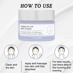 goPure Tighten Lift Neck Firming Moisturizer Cream Visible Chest AntiAging 1.7oz