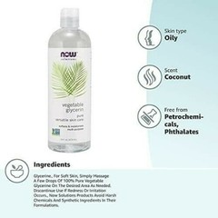 Glicerina Vegetal Organica Liquida Para Arrugas La Piel Pelo Jabones 100% Pura