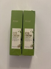 Set Of 2 Green Tea Eye Cream 15g ,Moisturizing, Reduces Wrinkles, Dark Circles