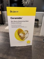 Dr. Jart+ Ceramidin Skin Barrier Moisturizing Mask – 5 Masks – Sealed Exp: 08/28