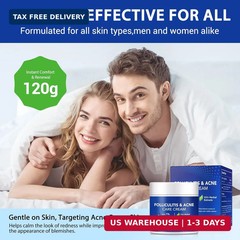 Folliculitis & Acne Treatment Cream Salicylic Acid & Herbal Extracts for Scalp,