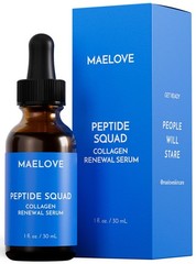MAELOVE Peptide Squad Collagen Renewal Serum with Copper Peptides, Argireline…
