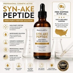 Syn-Ake Peptide Solution 4 oz High Purity Cosmetic Active Ingredient USA