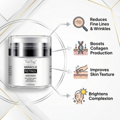 Wrinkle Remover Instant Anti Aging Retinol Face Cream Skin Tightening Firming