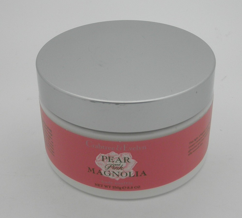 CRABTREE & EVELYN Pear and Pink Magnolia Body Souffle 8.8 oz