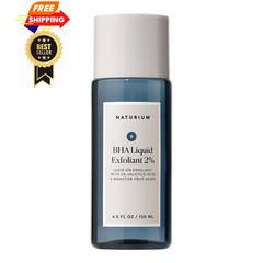 Naturium BHA Liquid Exfoliant 2%, Leave-on Face & Skin 4 Fl Oz (Pack of 1)