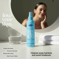 Hypochlorous Acid Spray for Face and Skin; Facial 8 Fl Oz (Pack of 1), Blue