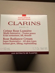 Clarins Multi-Intensive Rose Radiance Face Cream 1.7 oz Day Treatment Anti-Aging