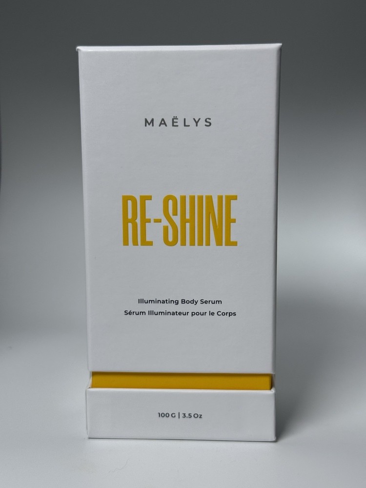 Maelys RE-SHINE Illuminating Body Serum 3.5 oz NIB/Sealed