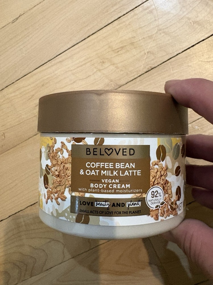 Beloved Coffee Bean Oat Milk Latte 10oz Vegan Body Cream (read)