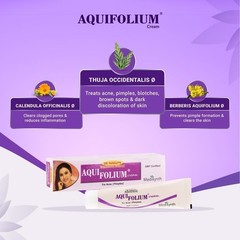 Medisynth Aquifolium Cream 20g Homeopathic Acne Pimples Scar Treatment Pack of 2