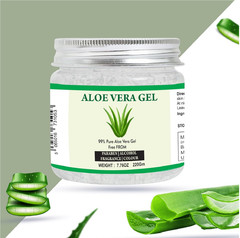 Raslok Aloe Vera Gel | 99% Pure Natural Aloe Gel | For Moisturizing Face Skin