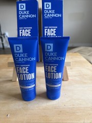 Lot of 2 – Duke Cannon Supply Co. Dry Defense Face Lotion 3 oz