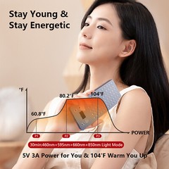 1PCS Handheld Red Light Therapy Device Mini Portable – 72LEDs 4 Wave lengths N5j