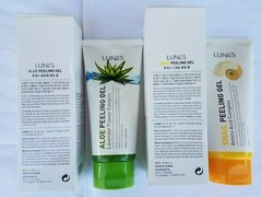 2 Pack Lunes Aloe & Snail Peeling Gel 6.08 fl oz each Original FAST SHIPPING