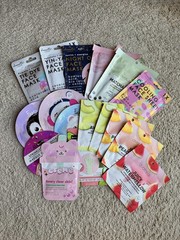 Lot of 17 Mixed Sheet Face Masks Skin Care