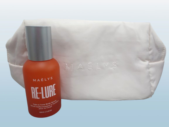 MAELYS RE-LURE TIGHT & TONE BODY SERUM 3.5 OZ NWOB + FREE COSMETIC BAG