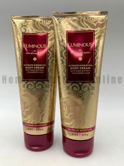 Bath & Body Works Luminous Ultimate Hydration Shea Butter Cream S/2 8 Oz #9075A