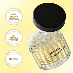 Deep Vitamin C Hydrating Face Cream Capsules, 4.9 OZ Moisturizer