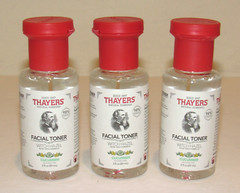3 Thayers Facial Toner With Witch Hazel CUCUMBER 3 Oz 89 mL Each Travel Size