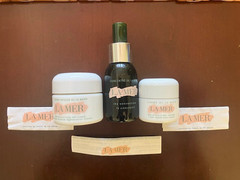 LA MER Set of Three EMPTY Jars The Concentrate Skincare Serum 2 Cream Jars