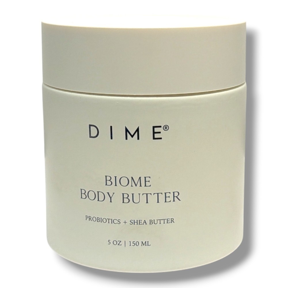 *Dime Biome Body Butter Probiotics + Shea Butter 5oz./150ml New In Box