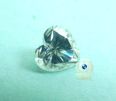 5-Carat Lab-Grown Loose CVD Diamond Heart shape D Color VVS2 Clarity