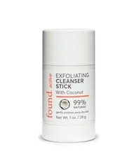 Found Active Natural Exfoliating Cleansing Stick with Coconut 1 Oz