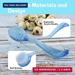 2 Pcs Face Brushes for Cleansing Set Small Manual Exfoliating Brushes for Cleani