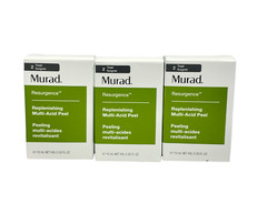 Murad Resurgence Replenishing Multi-Acid Peel 10ml/0.33fl.oz. New; LOT OF 3