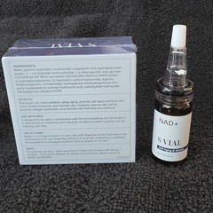 S VIAL NAD+ Anti-Aging Wrinkle Ampoule Serum for Face & Neck 10ml/0.33oz