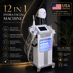 Original Hydra Beauty 12 in 1 Hydro Facial Machine Facial Spa Equipment USA Pro!