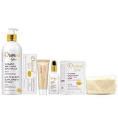Diamond Glow Lotion 16.8oz + Cream 1.7oz + Gel 1oz + Soap 7oz