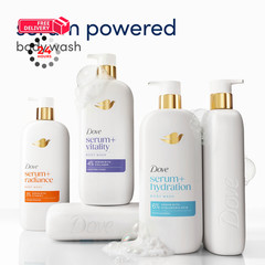 Dove Body Wash Hydration Boost Actively 18.5 Fl Oz (Pack of 1), White