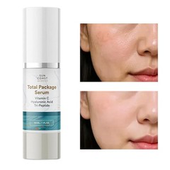 3- Sun Coast Sciences TOTAL PACKAGE essence 1oz Vitamin C Hyaluronic Acid