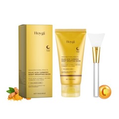 Kojic Acid Turmeric Overnight Peel Off Mask – Brighten Dull Skin,Fade Dark Spots