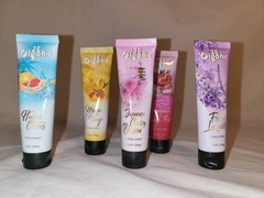 2E Organic Body Cream 1 oz Moisturizer Set, 5 Scents Hawaii Citrus & More