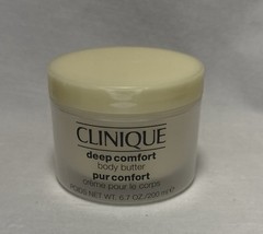 CLINIQUE Deep Comfort Body Butter 6.7oz OPEN BOX READ