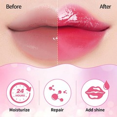 Hydrating Lip Glow Oil, Moisturizing Nourishing 007-# RASPBERRY